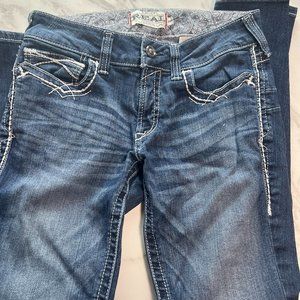 Ariat REAL Denim Women's Bootcut Medium Wash Jeans 29S x 30 inseam